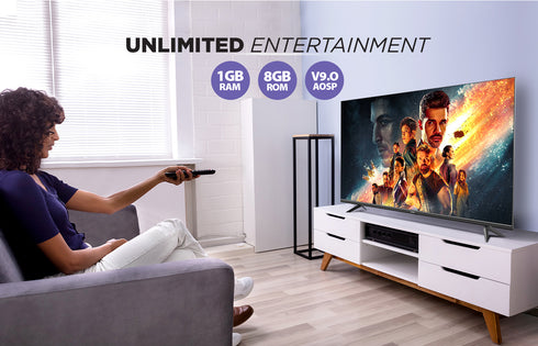 Intex 43" Full HD Smart Android 9.0 LED TV | LED-SFF4310 (1m 08cm)